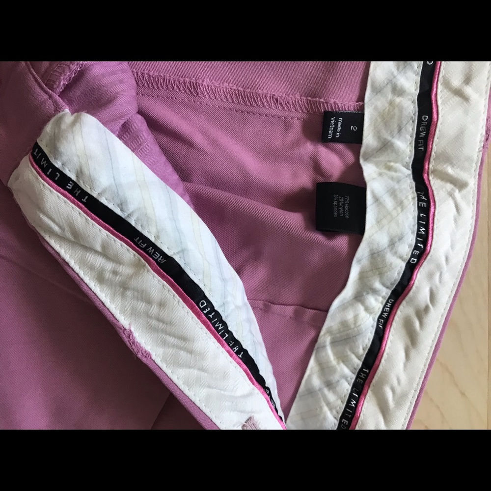 The Limited Drew pants, size 2, pink